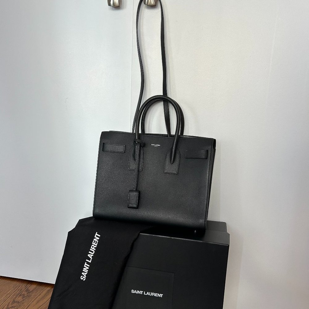 Saint Laurent Small Sac De Jour in Grained Leather